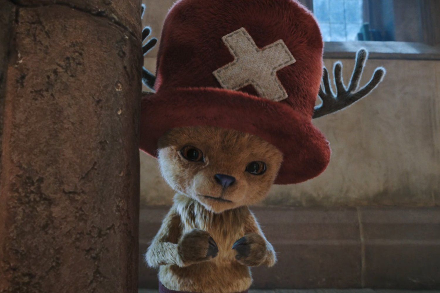 Mikaela Hoover será a nova voz e atriz de captura de movimentos de Tony Tony Chopper na série da Netflix. Reprodução: Gizmodo