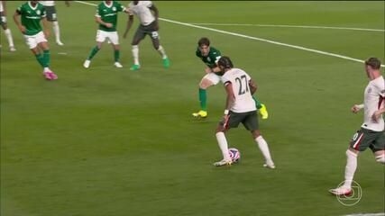 Palmeiras é eliminado pelo Chelsea na Copa do Mundo de Clubes após um gol contra na reta final. Reprodução: Globo