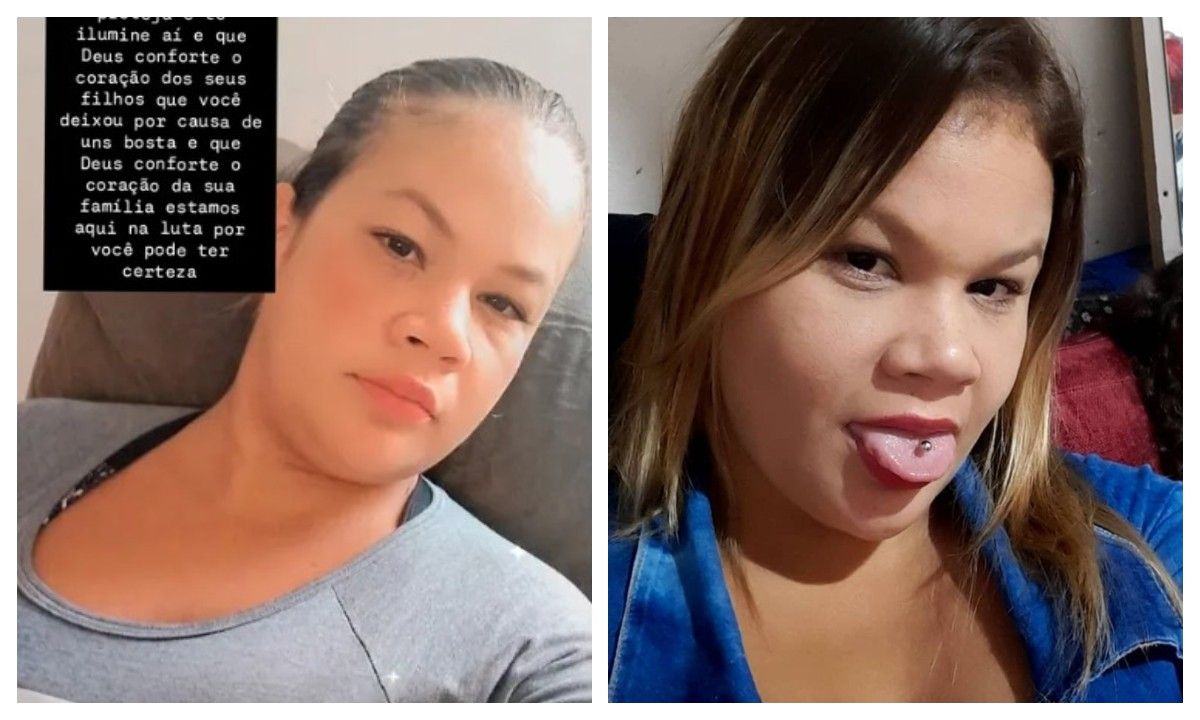 Manifestantes protestam contra morte de mulher pela PM; polícia usa arma de efeito moral.. Reprodução: G1