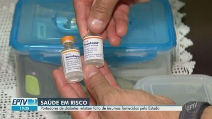 Pacientes de Ribeirão Preto enfrentam falta de insumos para diabetes, gerando angústia e riscos à saúde. Reprodução: Globo