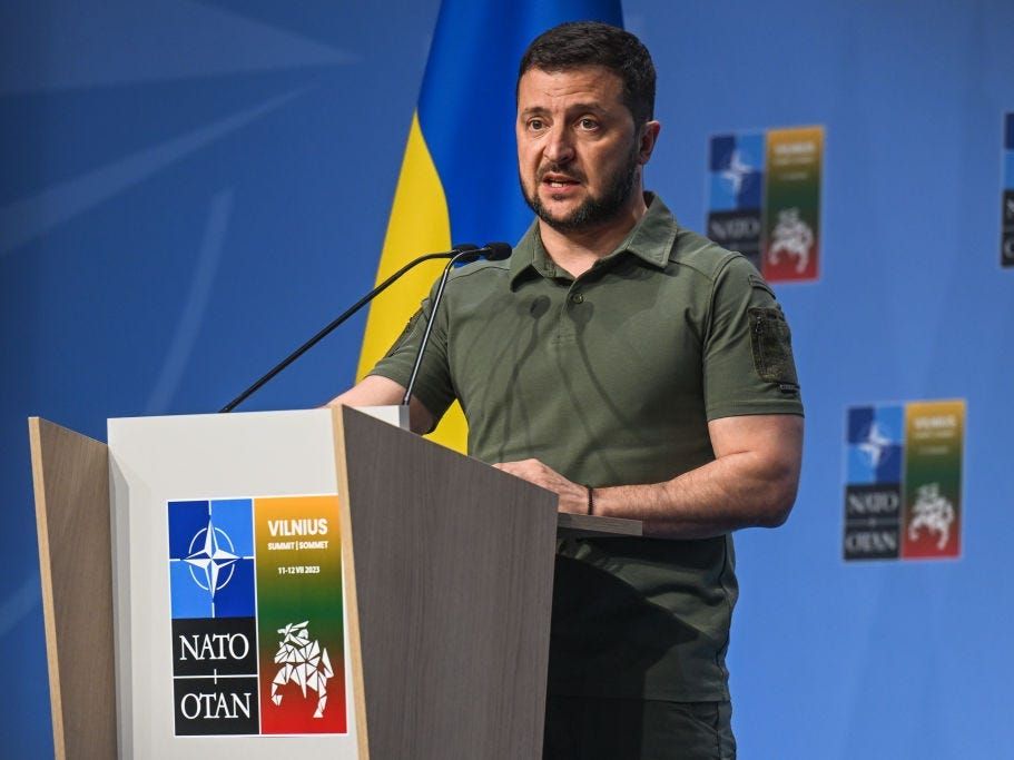 [Zelensky envia especialistas aos EUA para combater drones Shahed iranianos]. Reprodução: Businessinsider