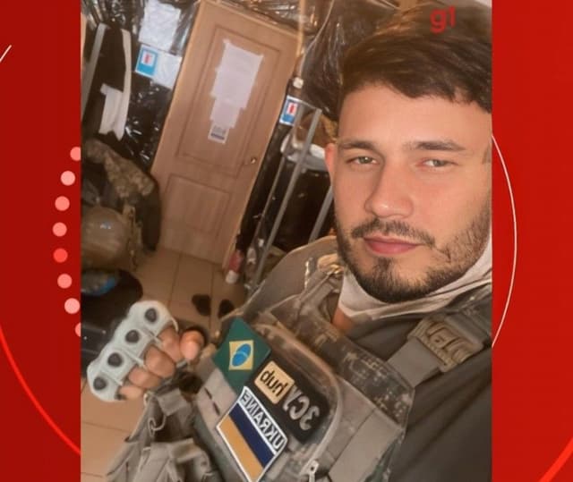 Soldado Pantaneiro brasileiro morre em combate na Ucrânia. Legenda da imagem. Reprodução: Retorno do item 11