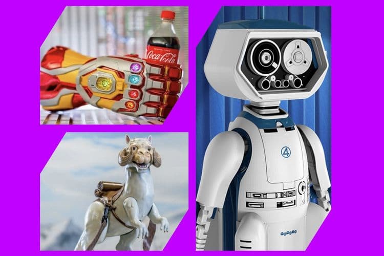 Balde de pipoca temático de Star Wars em parque de diversões. Reprodução: Gizmodo