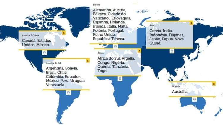 Santo Agostinho expande sua atuação em aproximadamente 40 países. Reprodução: ig.com.br