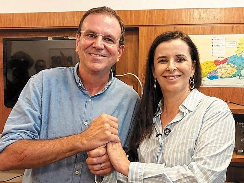 Chapa Paes e Reis se divide entre Lula e bolsonarismo. Reprodução: Oglobo