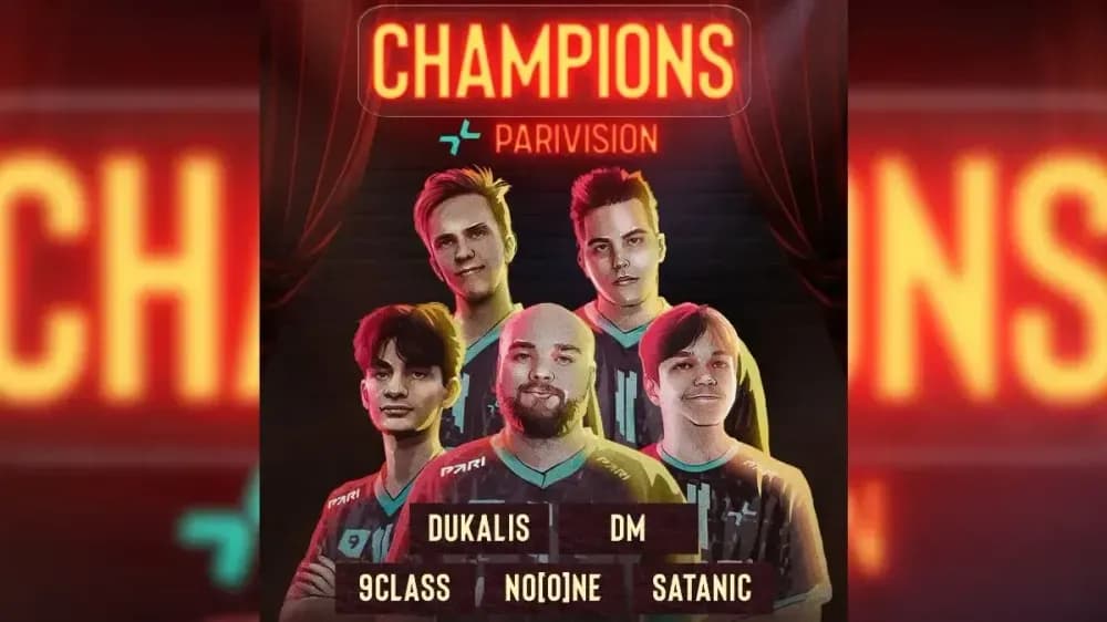 PARIVISION conquista o título da DreamLeague Season 26 com impressionante desempenho. Reprodução: GosuGamers