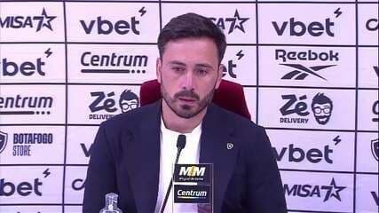 Davide destaca ambiente protegido no Botafogo amid polêmicas da SAF. Reprodução: Globo