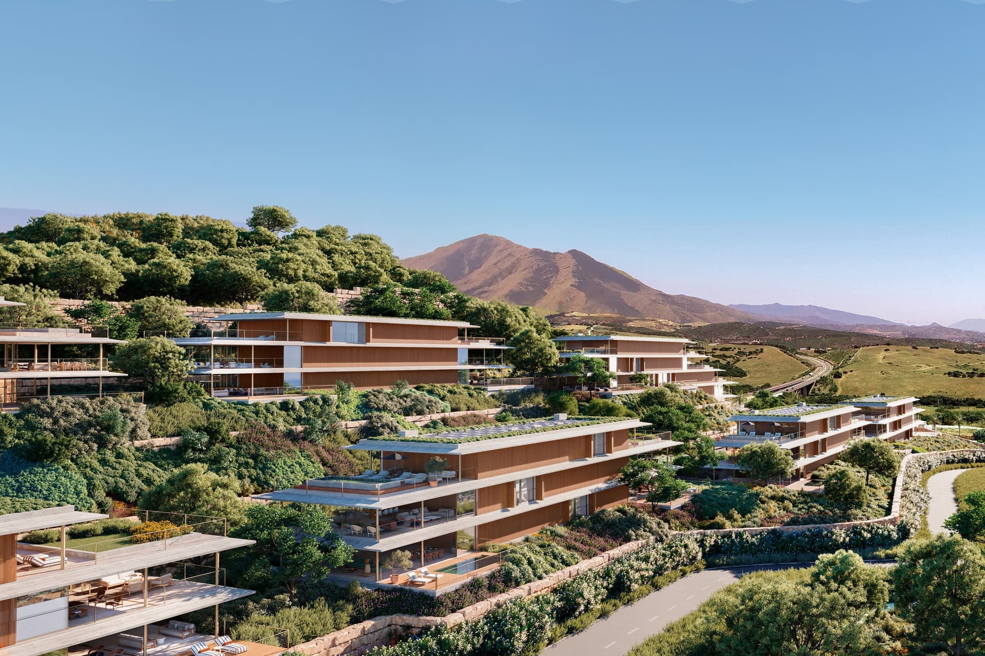 Exterior do projeto de residências de luxo St. Regis na Costa do Sol, Espanha. Reprodução: Cinco Días