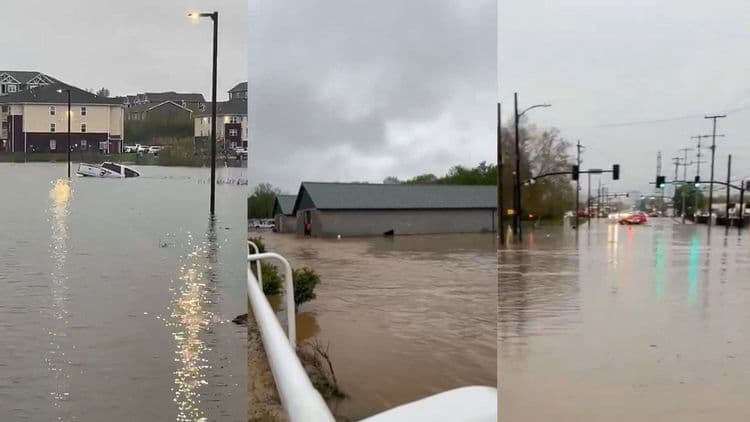 Tornados devastam dez estados dos EUA; mais de 90 ocorrências registradas em cinco dias. Reprodução: Autor Desconhecido