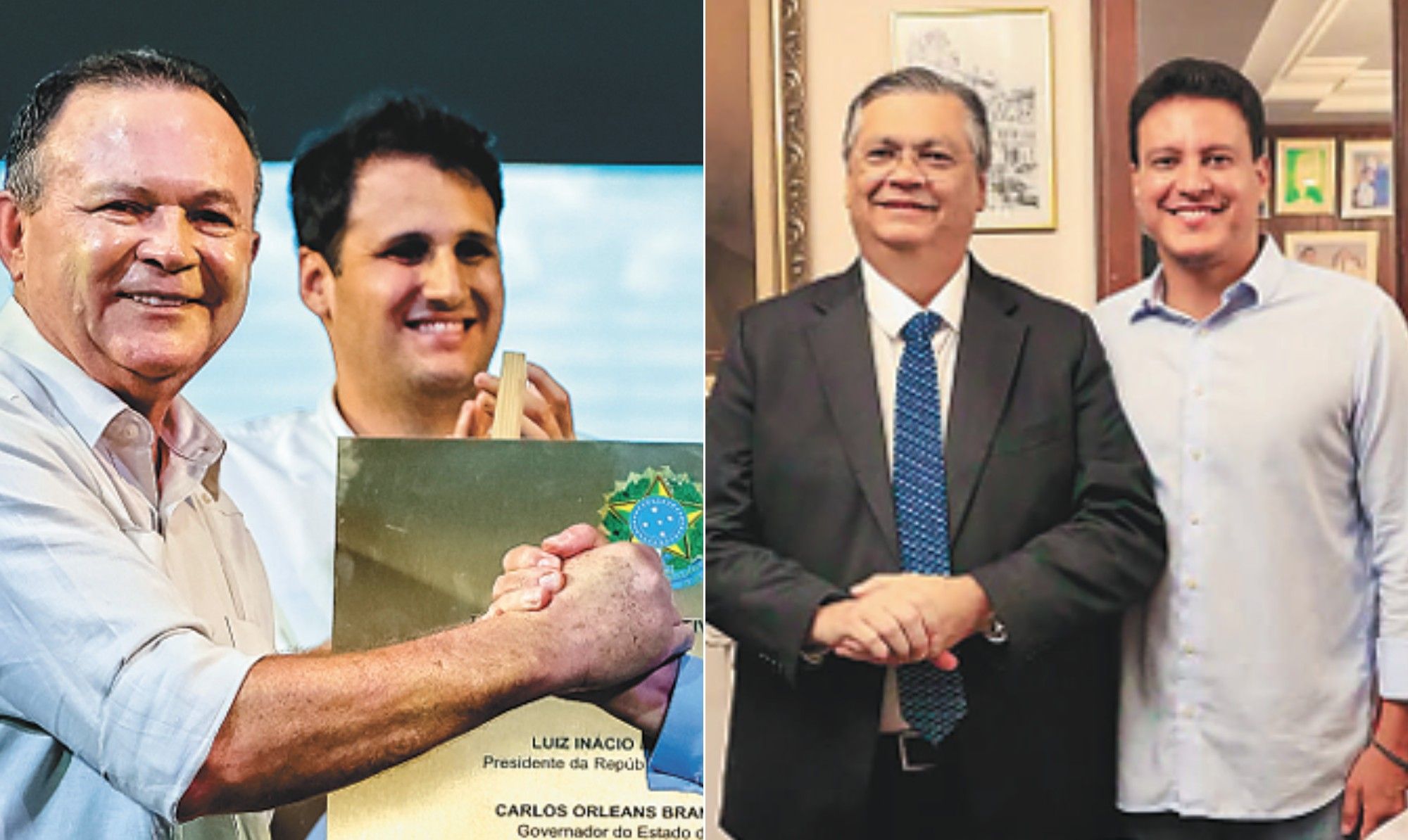 [Governador e aliados disputam aval de Lula no Maranhão]. Reprodução: Oglobo