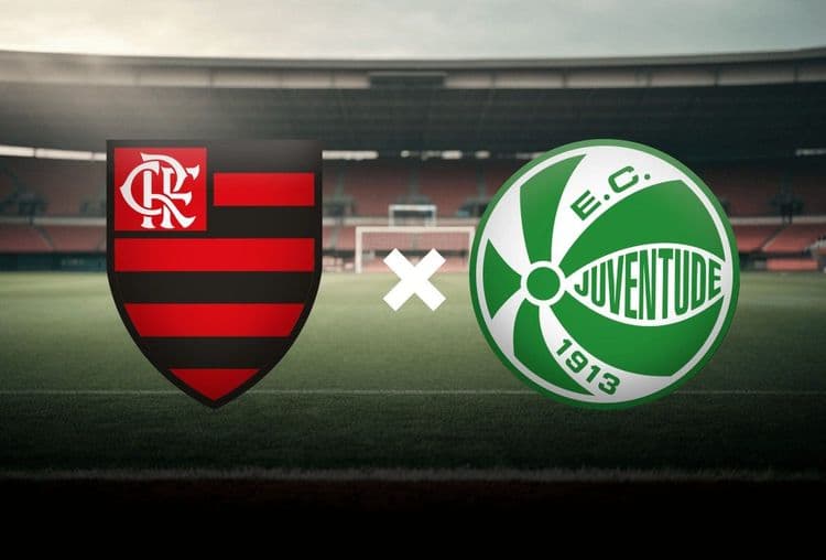 Flamengo e Juventude se enfrentam na 4ª rodada da competição nesta quarta-feira. Reprodução: Globo