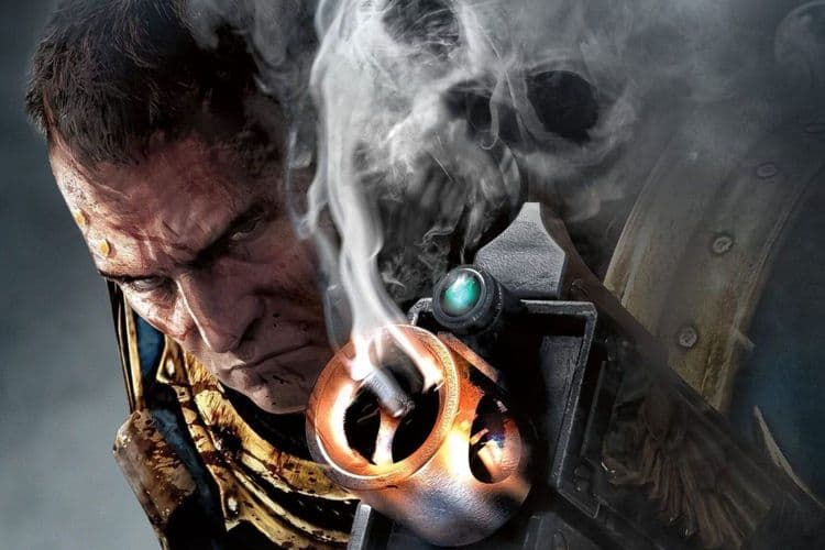 O clássico jogo Space Marine será relançado em hardware moderno em junho. Legenda da imagem. Reprodução: Gizmodo.