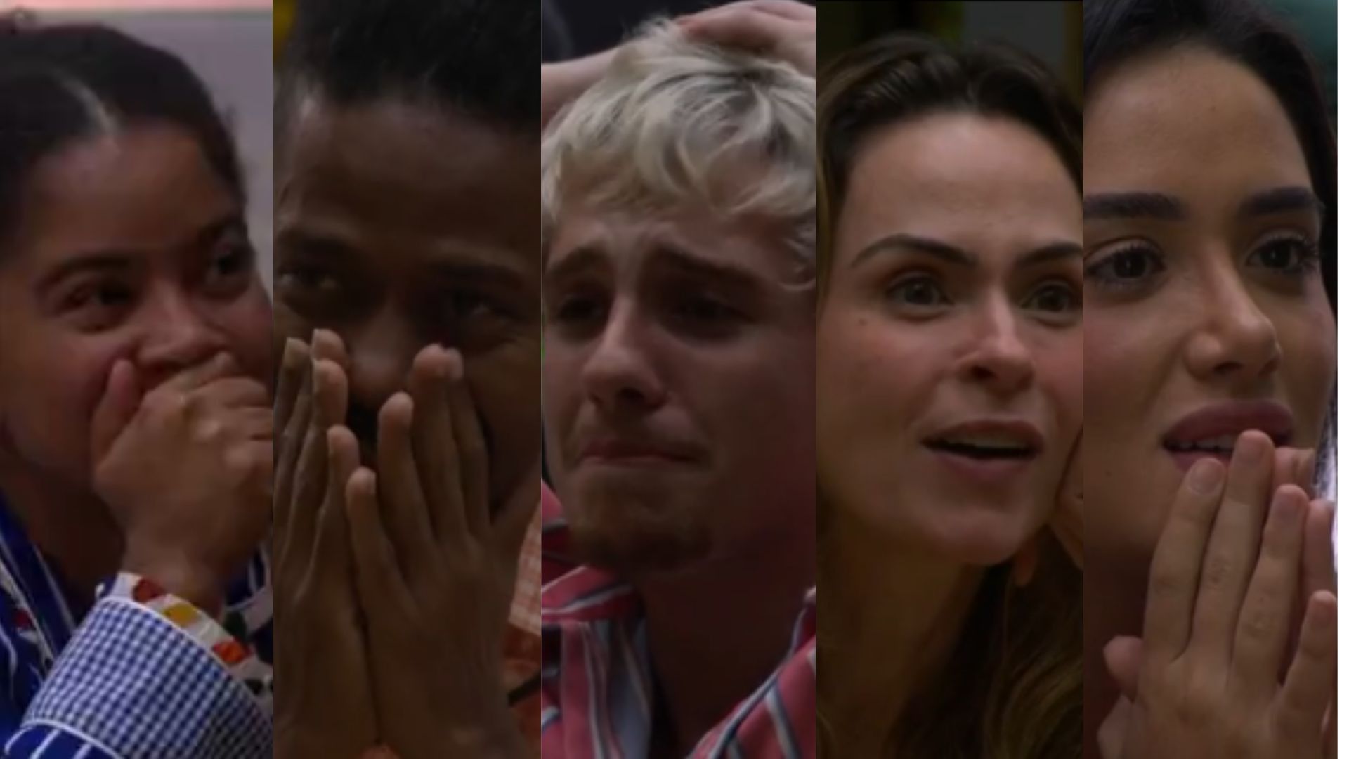 [BBB 26: madrugada de Festa do Pijama com recados de ídolos e desejo de reencontro]. Reprodução: Gshow