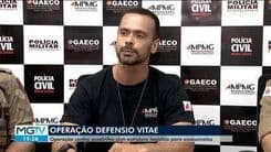Polícia Civil de Fernandópolis cumpre mandados contra quadrilha de estelionatários em Uberlândia. Reprodução: Globo