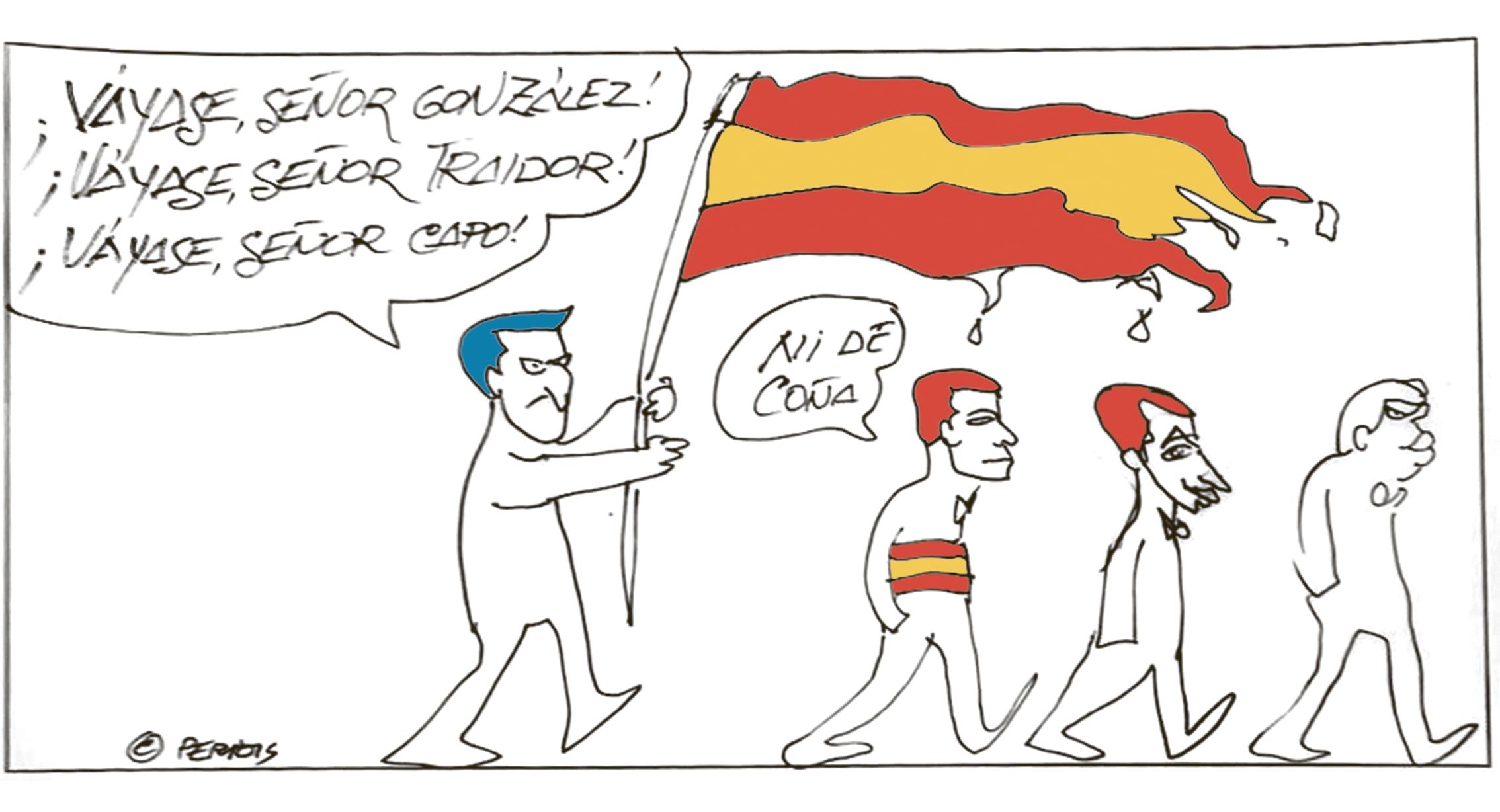 Nova viñeta do cartunista Peridis provoca debates acalorados nas redes sociais. Reprodução: El País