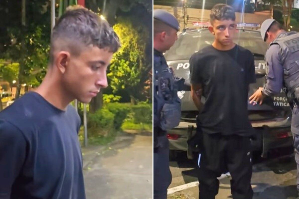 [Jovem suspeito de matar companheira com tiro na cabeça é preso em SP]. Reprodução: G1