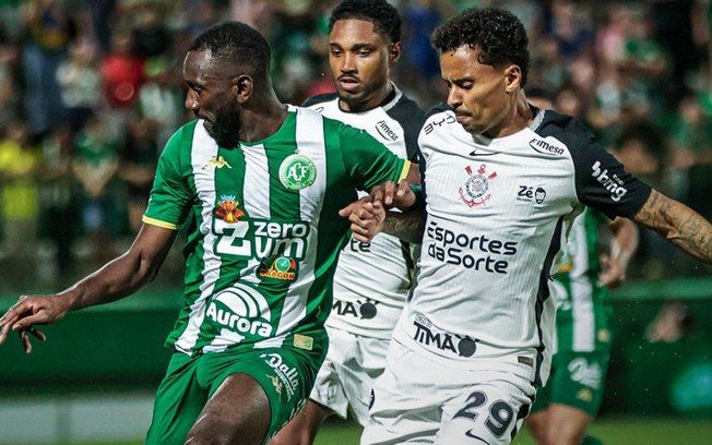 Empate sem gols entre Corinthians e Chape no Brasileirão.. Reprodução: Esporte