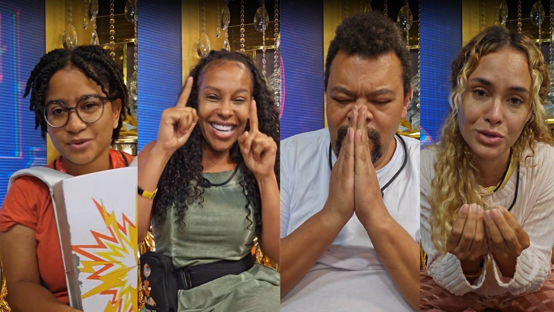 BBB 26: Milena provoca; emparedados desabafam no Raio-X.. Reprodução: Gshow