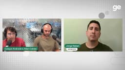 Jogador brasileiro brilha em nova posição com sequência de jogos no Barcelona. Legenda da imagem. Reprodução: Globo.