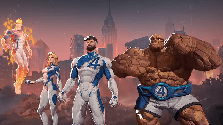 Marvel Rivals anuncia chegada da Tocha Humana e O Coisa