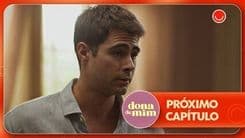 Jaques tenta manipular Davi para se aliar a ele em Dona de Mim.; Legenda da imagem. Reprodução: Globo