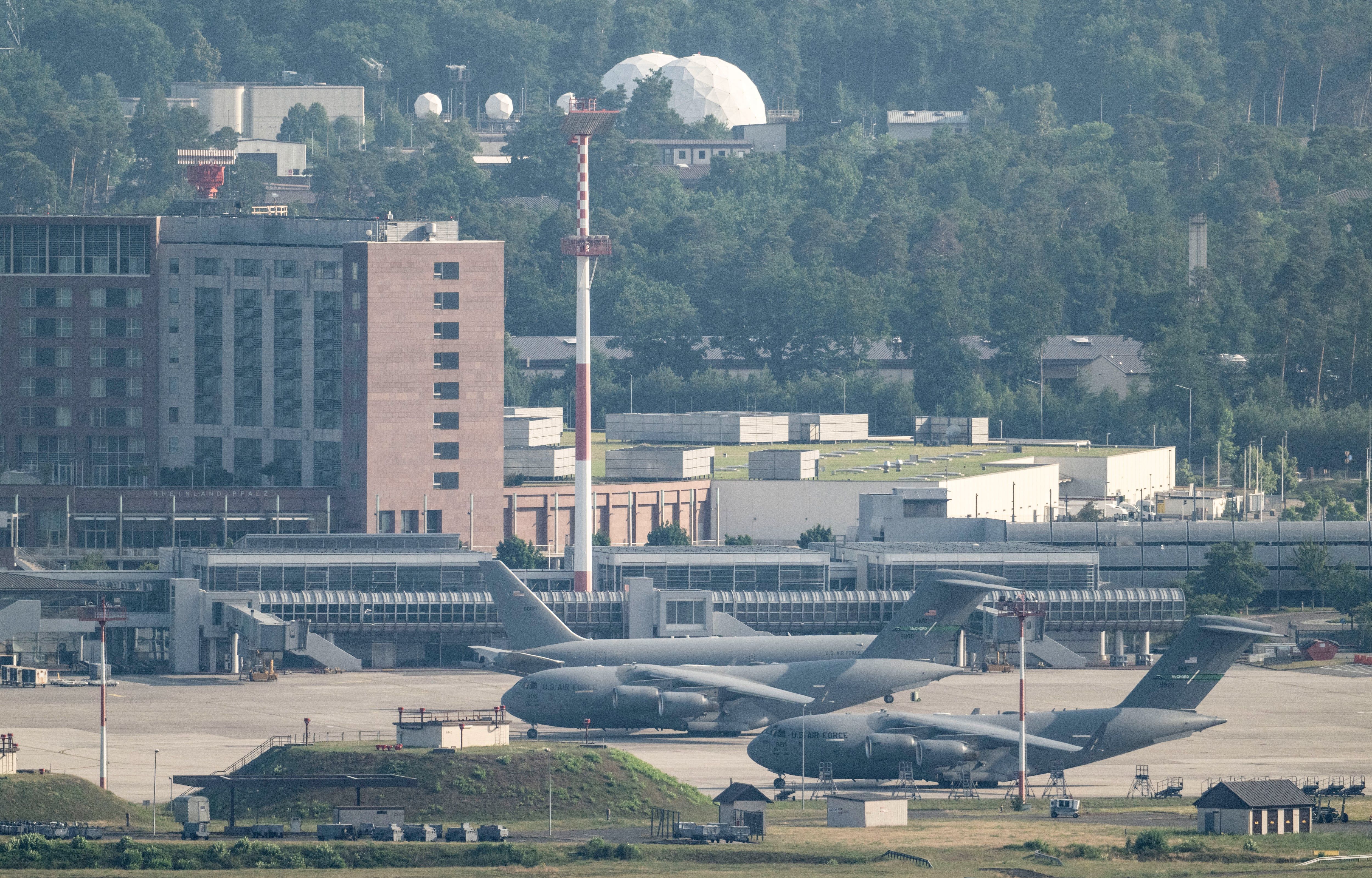 Ramstein, sede da maior base dos EUA, ainda não se despediu.. Reprodução: Elpais