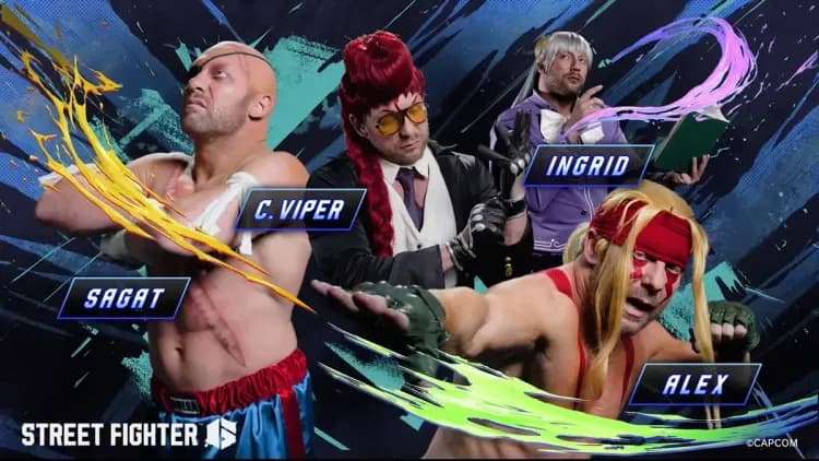 Street Fighter 6 anuncia quatro personagens DLC para o terceiro ano, sem Kenny Omega. Reprodução: GosuGamers