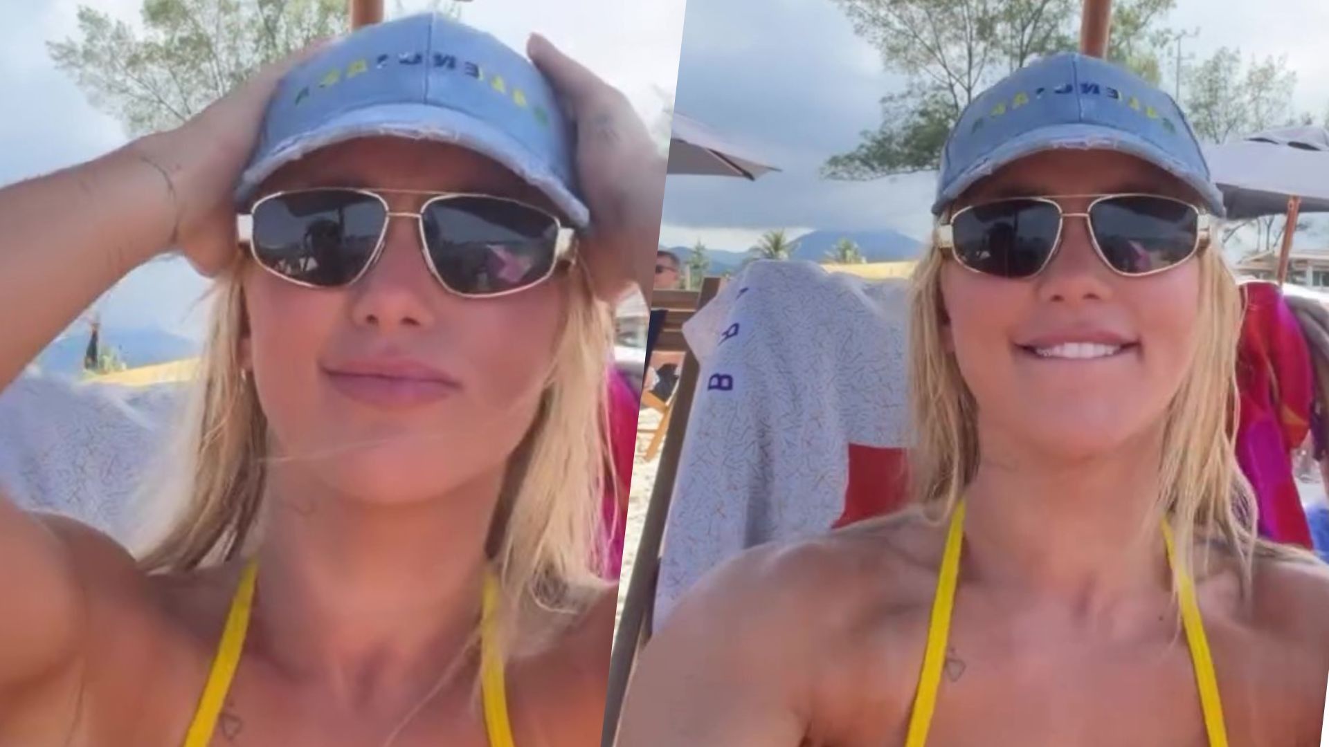 Virginia aproveita tarde de praia no Rio após o Carnaval. Reprodução: Gshow