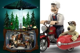 Novos conjuntos de Lego trazem personagens clássicos de X-Files e Wallace & Gromit. Reprodução: Gizmodo