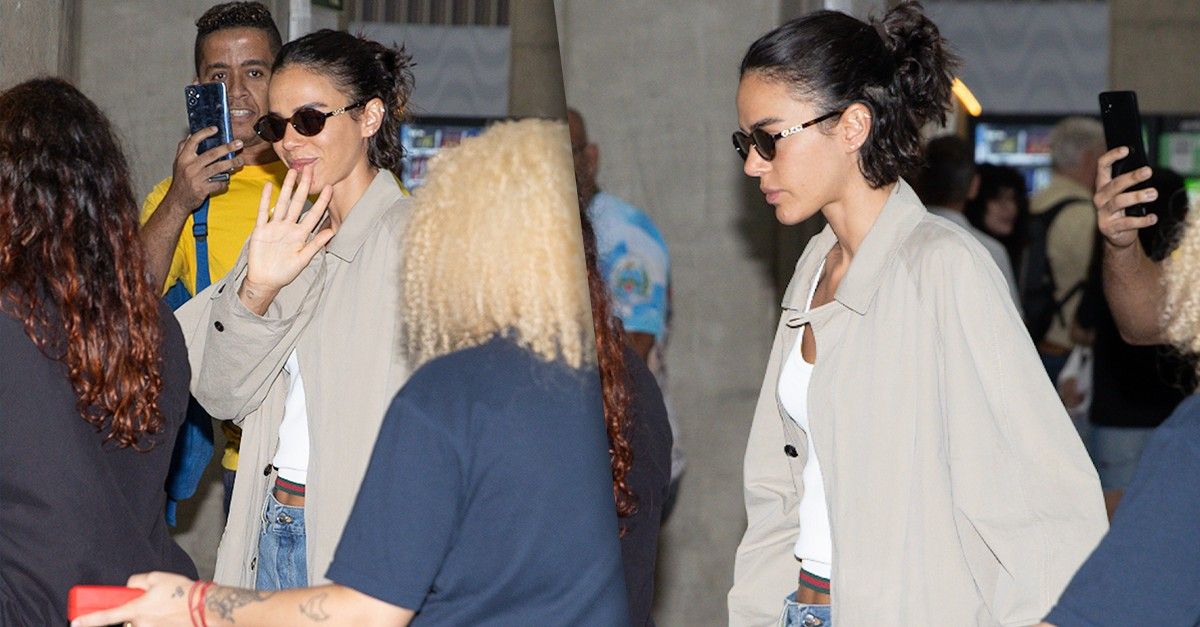 Bruna Marquezine chega ao Rio para evento do Golden Globes no Copacabana Palace.. Reprodução: Gshow