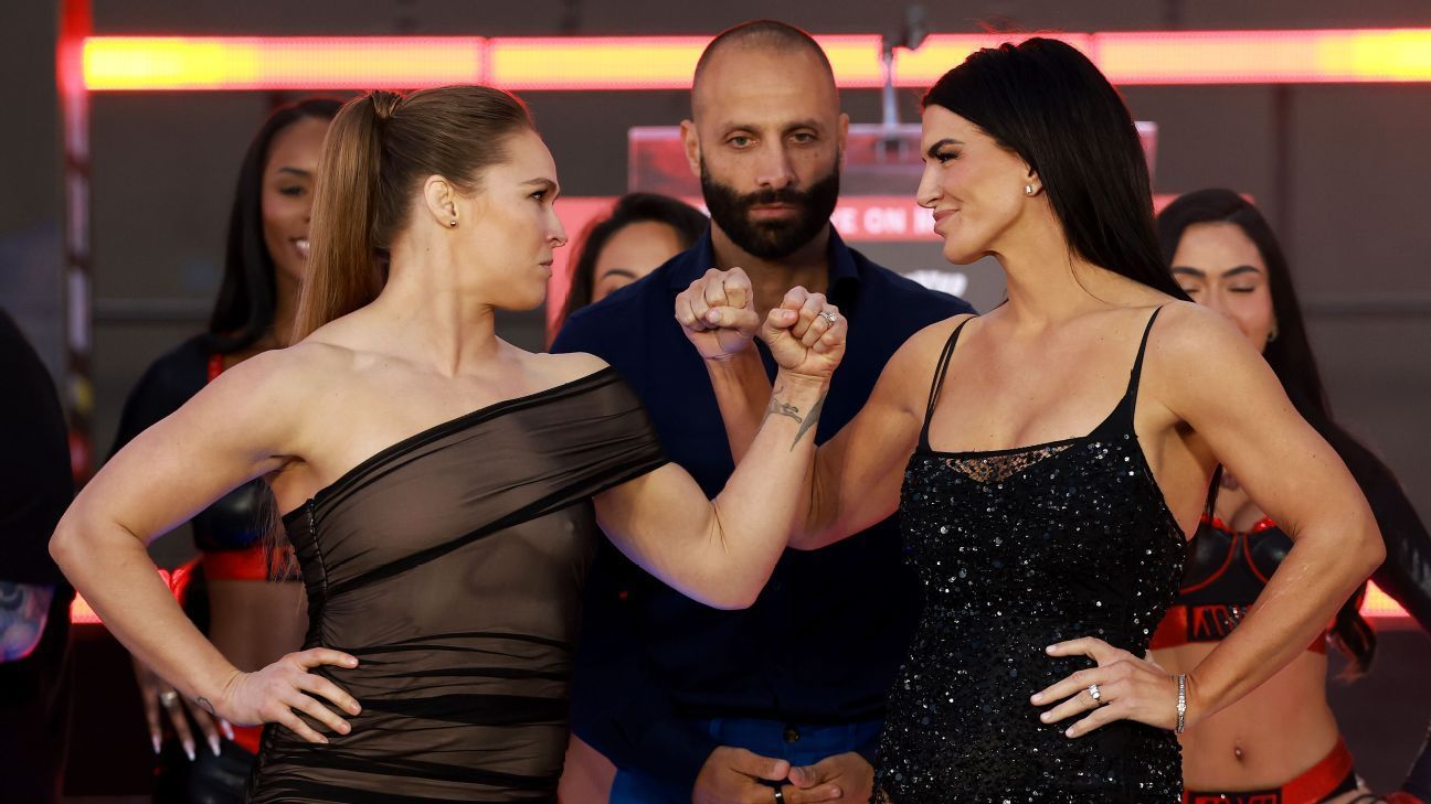 Rousey e Carano fazem peso para o primeiro card de MMA da MVP