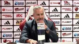 José Boto destaca sua missão difícil de reforçar o Flamengo com investimentos recordes. Reprodução: Globo
