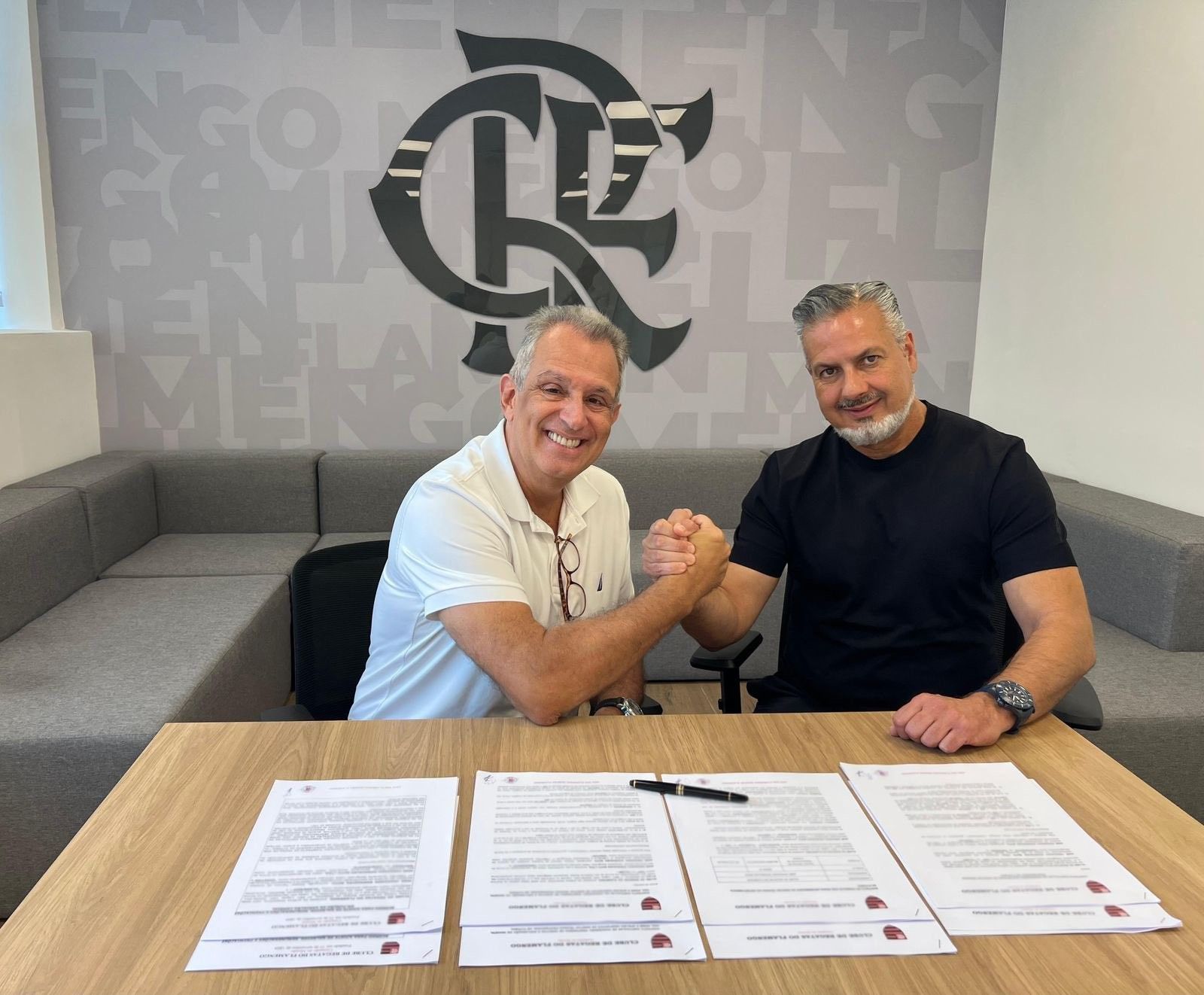 Bap discute mudanças no futebol do Flamengo e busca substituto para Boto. Reprodução: Ge