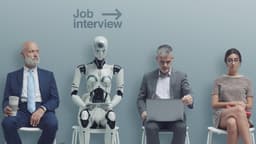 Imagem destaca a crescente preocupação com a automação e o futuro dos empregos. Reprodução: Gizmodo