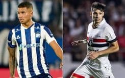 Jogadores argentinos Miguel Navarro e Damián Bobadilla se manifestam contra preconceito no futebol. Legenda da imagem. Reprodução: iG