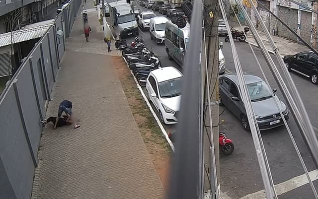 Polícia prende homem em flagrante após agressão contra mulher em SP. Reprodução: G1
