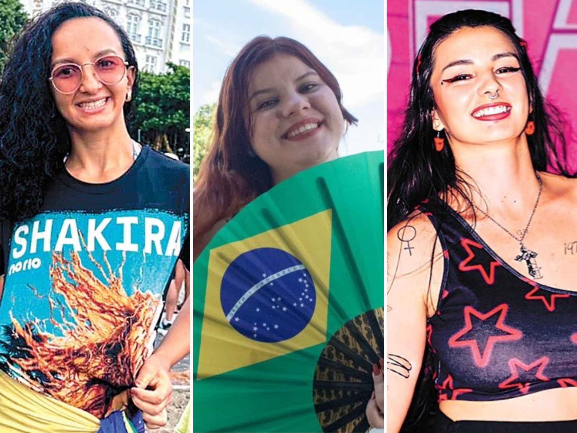 As muitas Shakiras que vão ao show da ‘Loba’ em Copacabana. Fonte: O Globo