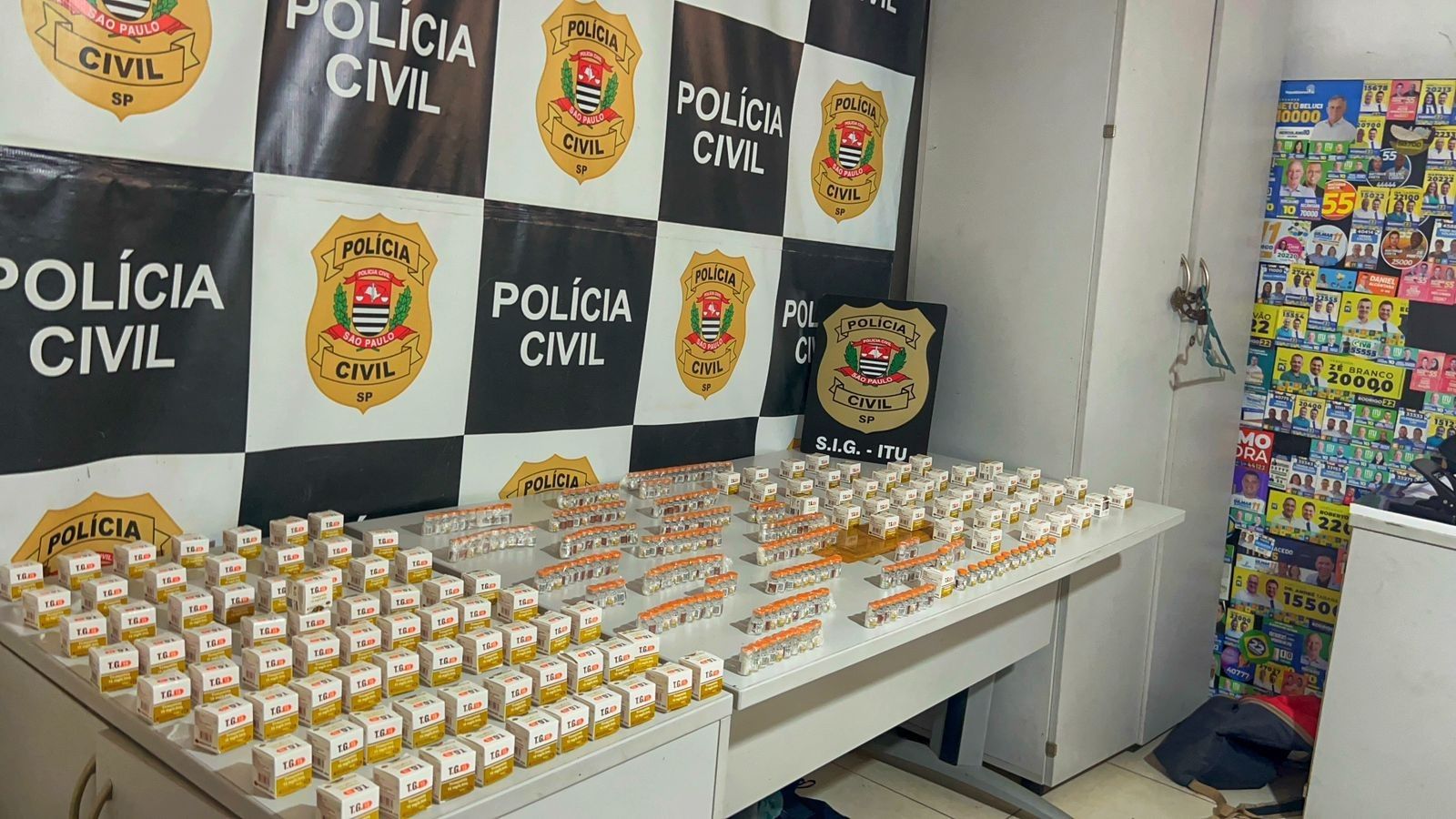 Homem é preso com remédio ilegal em ônibus na Castello Branco.. Reprodução: G1