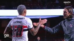Partida no Morumbi termina em 2 a 1 e deixa tudo em aberto para o jogo de volta. Reprodução: Globo