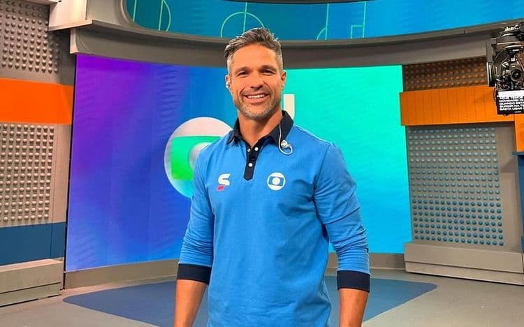 Diego Ribas comenta seu retorno à Globo e prepara-se para o Ironman.; Reprodução: Globo