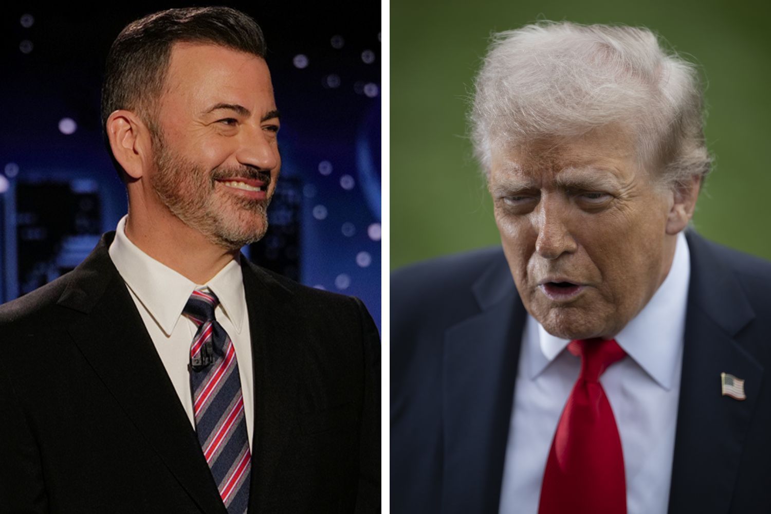 Jimmy Kimmel explica piada que irritou Donald Trump e Melania após tiroteio.