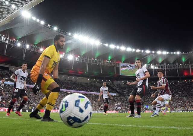 Tricolor domina jogo, mas falha na finalização impede a vitória. Reprodução: Globo