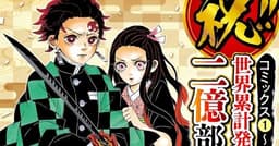 Manga Demon Slayer atinge 220 milhões de cópias vendidas globalmente. Reprodução: Anime News Network