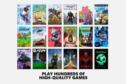 Xbox Game Pass Ultimate oferece uma vasta seleção de jogos para consoles e dispositivos móveis. Reprodução: Gizmodo