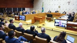 Senadores se reúnem para discutir a abertura da comissão de inquérito. Reprodução: CNN Brasil