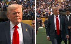 Presidente dos EUA, Donald Trump, é vaiado durante cerimônia de premiação no Mundial de Clubes. Reprodução: iG.