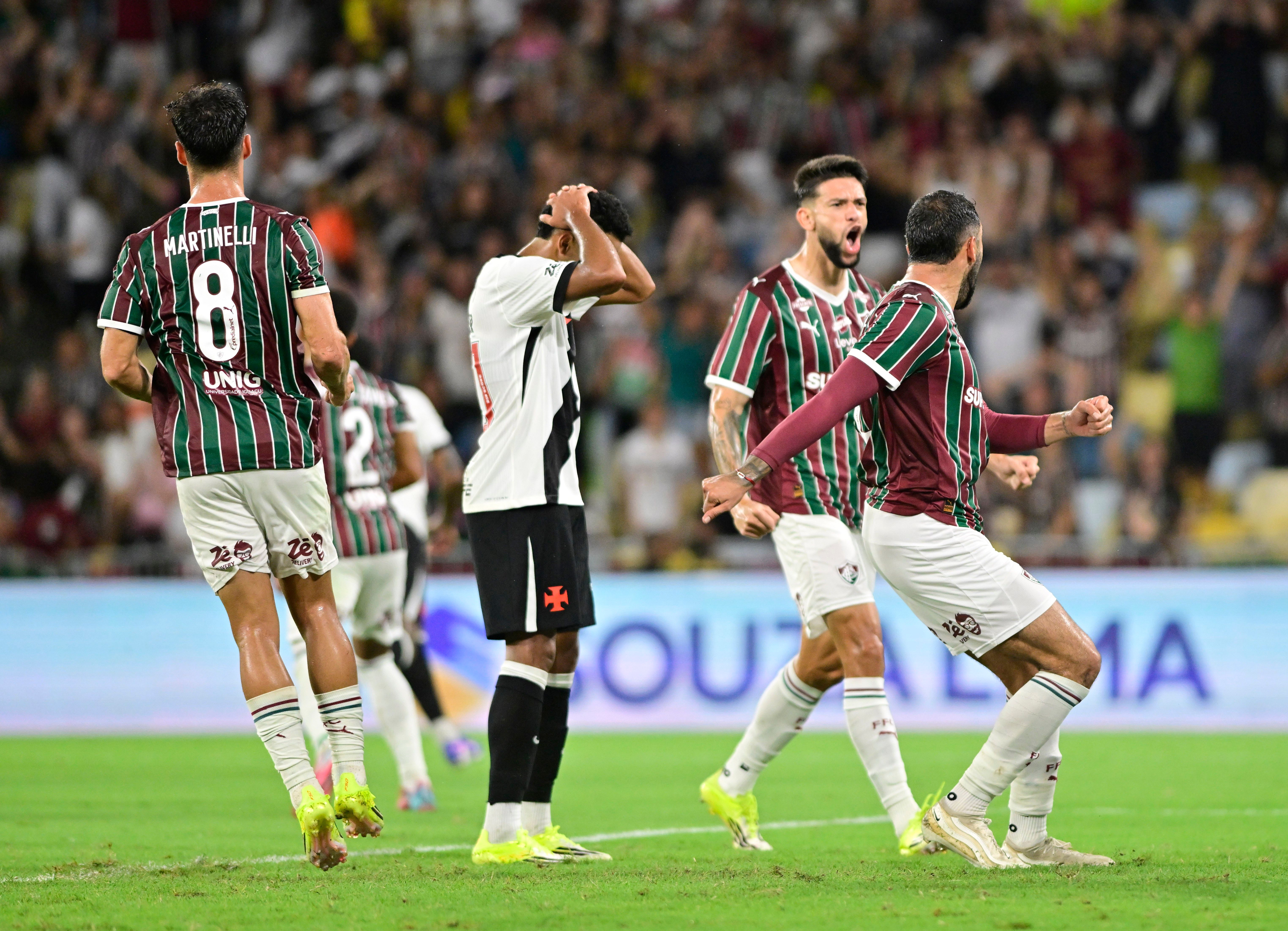Memes surgem nas redes após a eliminação do Vasco pelo Fluminense.. Reprodução: Ge