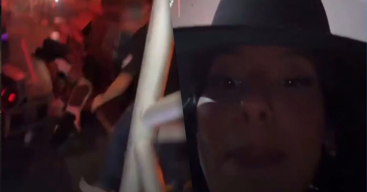 [Ana Castela leva tombo antes do show e brinca com o ocorrido]. Reprodução: Gshow