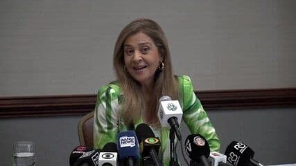 Leila Pereira fala sobre as expectativas para a estreia do Palmeiras na Copa do Mundo de Clubes. Reprodução: Globo