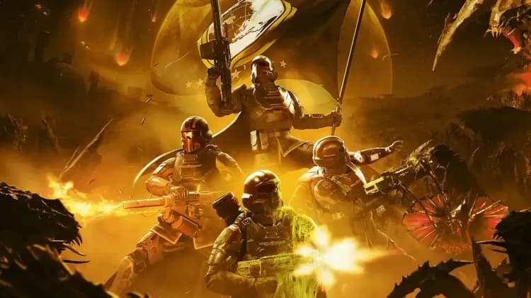 Jogadores se preparam para a invasão de Super Terra em Helldivers 2.; Reprodução: GosuGamers